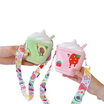 Dječje Slatka torba-instant messenger, Namjenu torba preko ramena u obliku sladoleda s voćnim po cijeloj površini, torba-torbicu preko ramena za Djevojčice, 5 Boja
