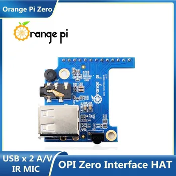 Orange Naknada za Proširenje Pi Zero Sučelje Naknada Za Razvoj Ploče USB 2.0 x 2, Audio Video Mikrofon IR Prijemnik Funkcija za OPI