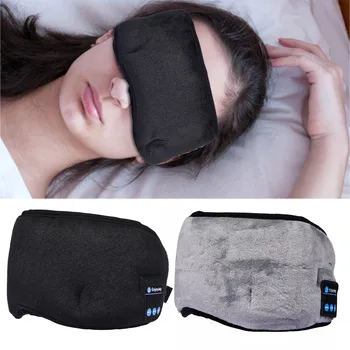 Slušalice za spavanje BT Maska Za Oči Bežična Bluetooth Kompatibilne Glazbena Cesta-Maska Za Spavanje Sa Hands-free Priključak Sa ugrađenim Zvučnicima Mikrofon