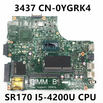 CN-0YGRK4 0YGRK4 YGRK4 Besplatna dostava Za 14R 3437 5437 Matična ploča laptopa 12307-2 s SR170 I5-4200U procesor 100% u potpunosti radi dobro