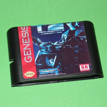 Terminator 2, T2 - Gaming uložak Judgment Day Najnoviji 16-bitna Igraća karta Za Sega Mega Drive / Genesis System