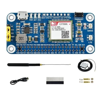 Waveshare NB-Iot / Cat-M (EMTC) /GNSS HAT Malina Pi na bazi SIM7080G, применимый u cijelom svijetu, ugrađeni USB-sučelje