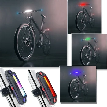 Bicikl Prednje Stražnje Svjetlo za Bicikl Vodonepropusna Led Vodootporna Bicikl Za Vožnju Stražnje Led Svjetlo za Bicikl COB USB-Punjive Stražnja Svjetla