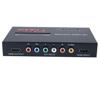 Kartica za snimanje videa s komponentni video (crvena, zelena, plava 3 RCA priključak), kompozitni video (žuti RCA priključak) na USB upravljački program izravno.