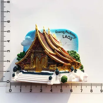 Laos luang prabang kreativni turizam nezaboravne trodimenzionalni oslikanih obrta magnetne naljepnice na hladnjak