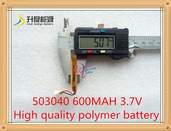 3,7 U litij-polimer baterija 503040 053040 MP3 Bluetooth DIY audio /Igračke 600 mah