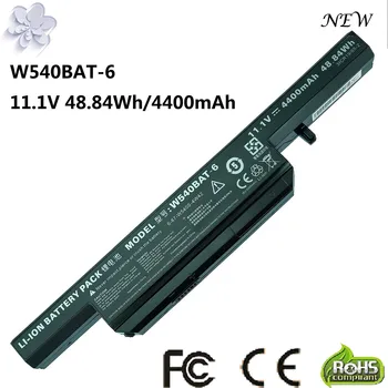 Baterija za laptop W540BAT-6 za Clevo W540EU W54EU W550EU W55EU 6-87-W540S-4U42 (11,1 U 4400 mah 48,84 Wh)