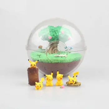 Anime Lik Pokémona Kawai Pikachu Deluxe Edition Stablo Jabuke Kristalnu Kuglu U Veliku Zdjelu Pixie Figurica Uređenje Igračke