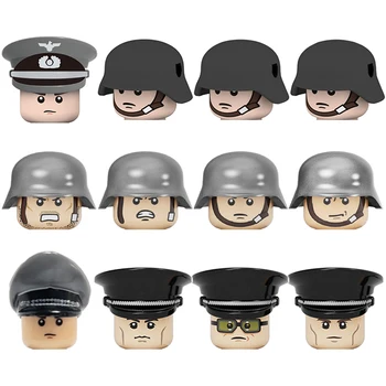 WW2 Mini Vojne Figure Blokovi Igračke Vojne Vojnici DIY Oružje su Pištolji Pribor Kompatibilan Cigle Igračke Dječji Božićni Pokloni
