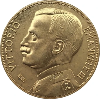1912 Italija 50 Lira kovanice KOPIJA 28 MM
